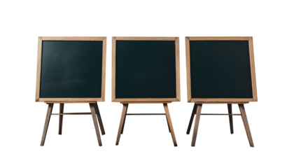 Blank blackboard isolated on white Background