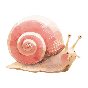 recommend clip art: Snail snail illustration watercolor vector