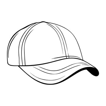 recommend clip art: Cap hat drawing simple vector