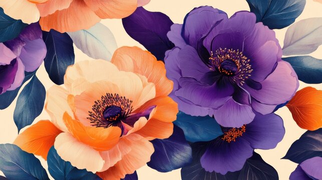 Flores vibrantes peon&iacute;as decoraci&oacute;n floral