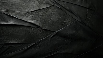 Minimalistic Wide Black Banner with Subtle Texture