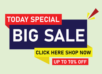 Offer Tag, Discount tag, Big Sale, Super Sale, Vector Illustration