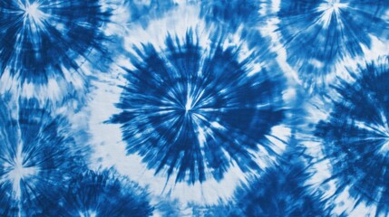 Fondo de tela te&ntilde;ido anudado azul blanco