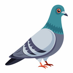 vector illustration of a dove