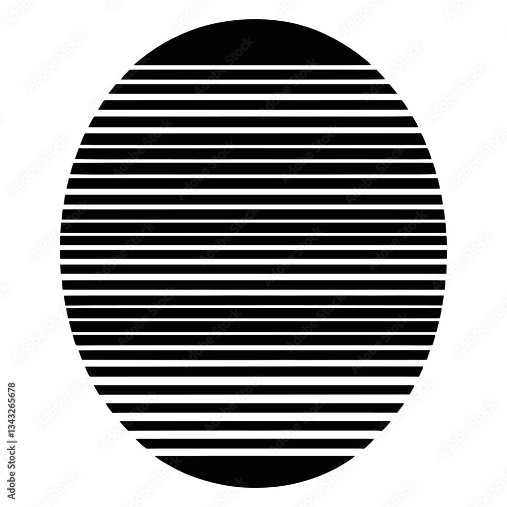 Poster abstract geometric shapes pattern design black vector