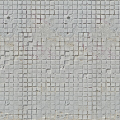 seamless old  small tile wall texture background