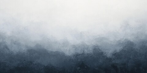 Pintura abstracta en tonos grises y azules