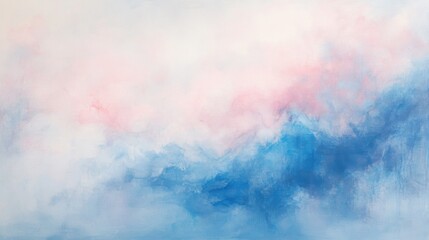 Imagen abstracta de colores suaves y relajantes en tonos de rosa y azul.