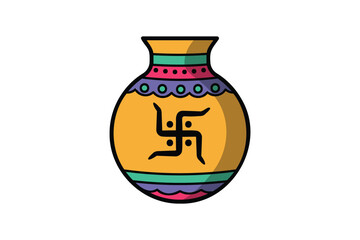 Indian Abstract Ornament Illustration