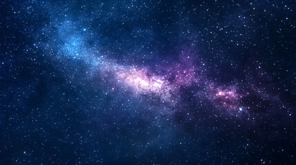 Fototapeta premium Starry sky background with galaxy dust formations cosmic wallpaper digital art night sky outer space viewpoint