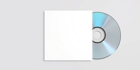 Blank Plastic CD Mockup for Design