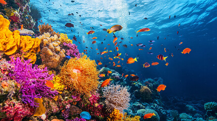 Vibrant coral reefs exploring nature's colorful marine environment through photography