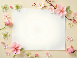 cherry blossom frame