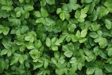Lush green foliage with clusters of vibrant leaves.