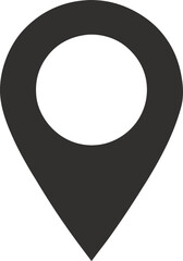 A golden circle frames a 3d map pointer icon vector, a light sign for location design
