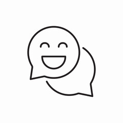 emoji happy face icon vector sign