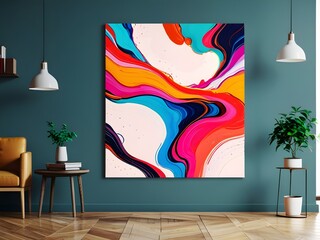 Vibrant Abstract Wall Art