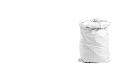 Empty Trash Bag with Ample Space for Design Elements