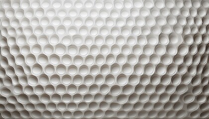Fototapeta premium white background with a honeycomb pattern the texture of a golf ball with rounded dimples abstract seamless pattern illustration