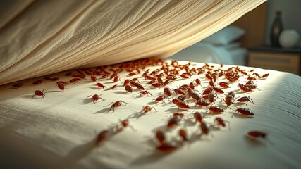 "Bed Bug Infestation Under Mattress: Signs