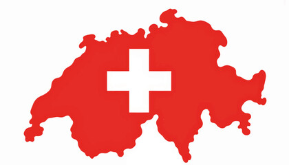 Flag of Switzerland with bold design, national symbolism