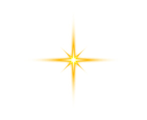 Radiant Gold Twinkle – Shining Light Burst & Warm Sun Flare
