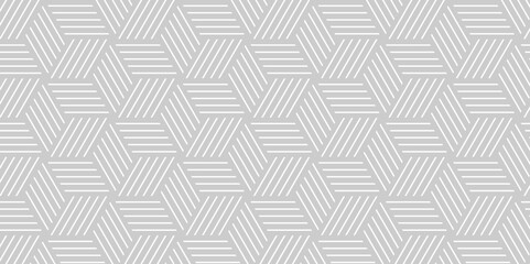 Vector geometric diagonal fabric waves seamless line texture. Seamless pattern Abstract geometric with stripes. Gray mesh background ornament.      