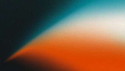 dark grainy banner background orange white teal black color gradient abstract poster header cover backdrop design glowing noise texture effect