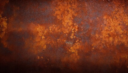 grunge rusty orange brown metal corten steel stone background texture banner panorama