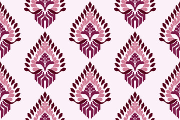 Fototapeta premium Seamless fabric pattern with traditional ornaments Design for backgrounds, carpets, wallpapers, clothes, wraps, batik, fabrics.