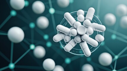 Abstract Representation of Capsules and Molecules in Laboratory Environment