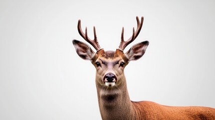 Majestic Deer Portrait  Antlers  Wildlife  Nature Photography