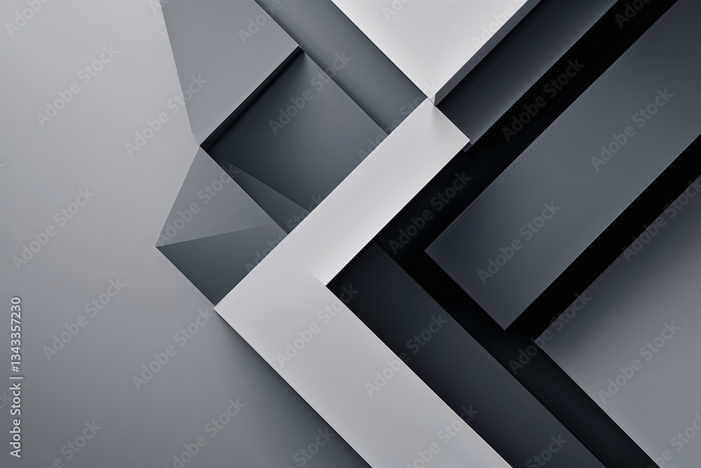 Poster dynamic gray abstract monochrome background featuring strong geometric patterns for business and soc