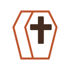 Fototapeta premium Symbolic Representation of Mortality and Faith