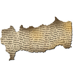 Vintage Torn Paper with Text