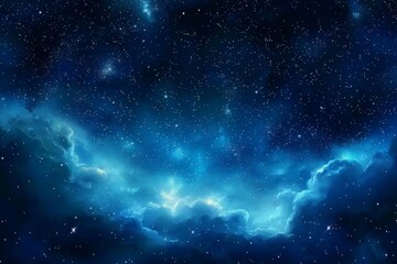 Naklejka premium Abstract cosmic artwork showcasing a starry universe