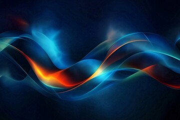 Contemporary illustration showcasing a blend of dark and bright shapes.