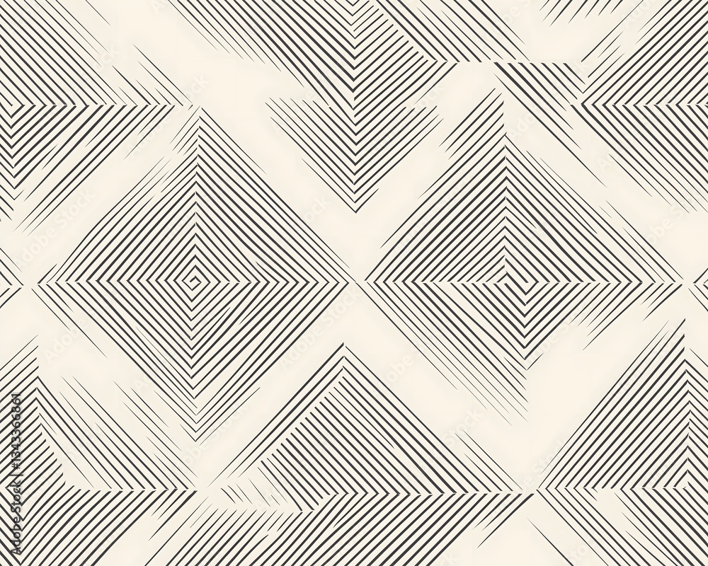 Poster abstract geometric square line pattern, modern texture background design