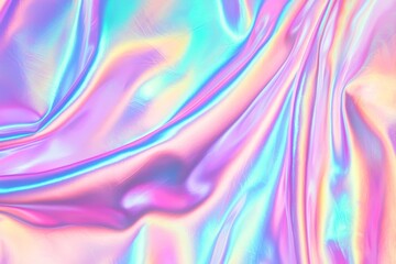 Fototapeta premium Colorful Iridescent Texture Featuring a Rainbow of Hues
