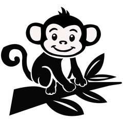 Monkey Vector Art Design