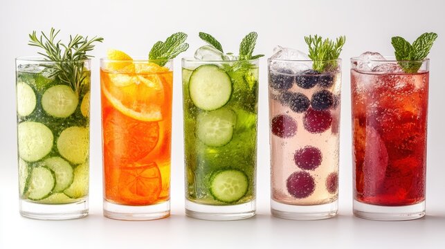 A vibrant symphony of fruits and vegetables, blending into a smooth, detoxifying elixir, promising a revitalizing experience for the body and mind.