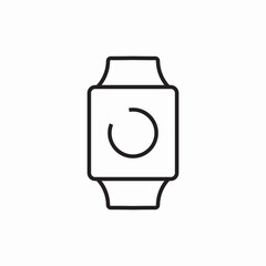 smartwatch fitness tracker icon vector sign