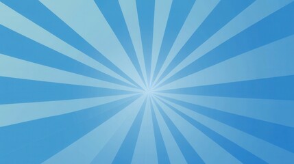 Light blue sunburst expanding from center creating dynamic background