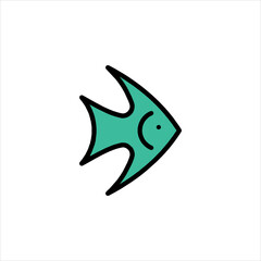 fish logo vector