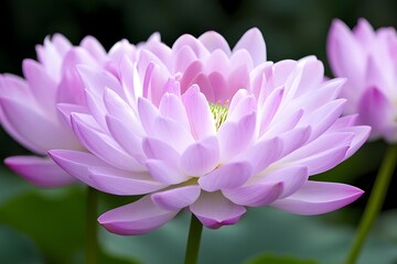 Obraz premium Pink Lotus Flower Blossom Closeup