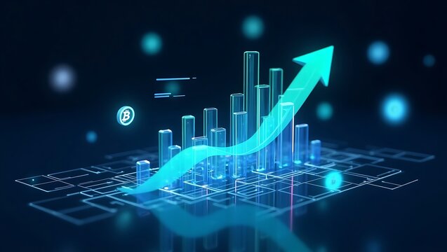Investment Growth - AI-Powered Financial Analytics, Stock Market Data Visualization, Fintech, Smart Trading, Business Intelligence, ROI