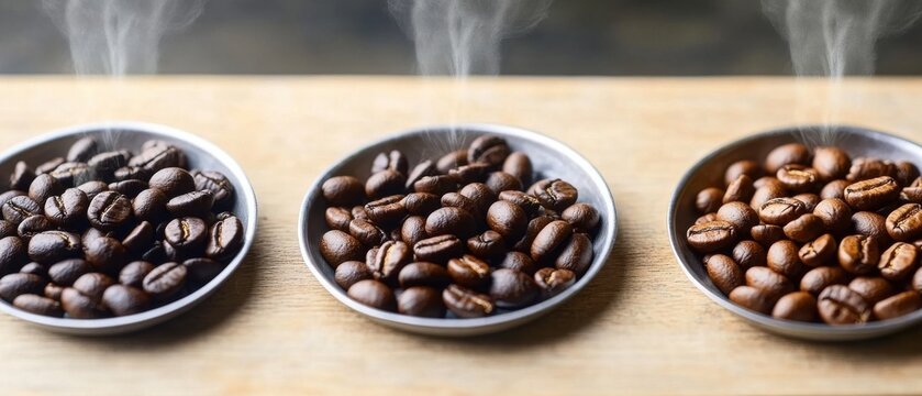 rich aroma and bold flavor of freshly roasted coffee beans, expertly brewed to perfection by a skilled barista. a creamy latte or a robust drip coffee, each cup is served precision caffeine