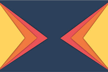 paper cut background. Abstract realistic papercut decoration textured with wavy layers. 3d topography relief. Vector topographic illustration. Cover layout template.