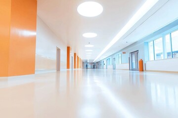 Obraz premium Aesthetic Bokeh Effect in a Hospital Setting