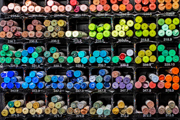 art colorful chalk pastel for creativity
